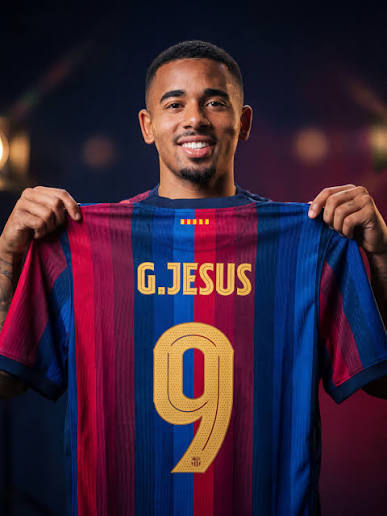 Gabriel Jesus Completes Surprise Barcelona Move from Arsenal